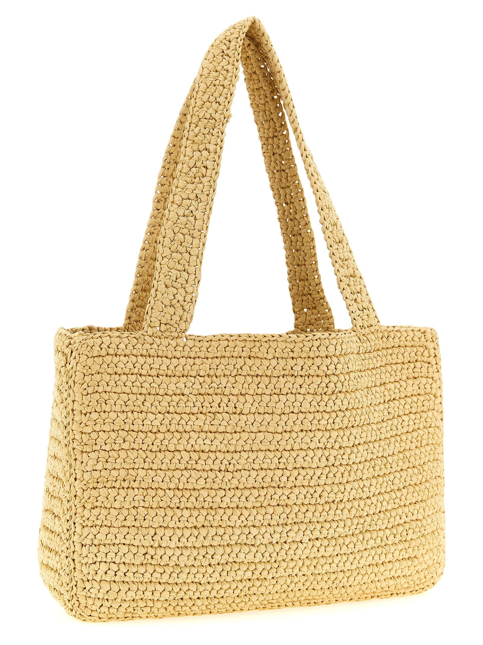 Valentino Garavani Beige Viscose Tote Bag Valentino Garavani Xosier