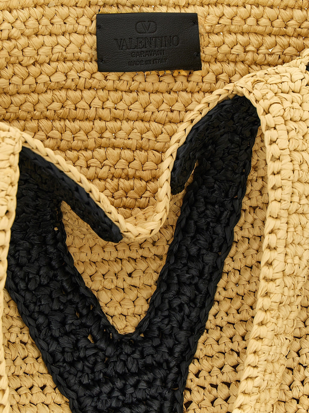 Valentino Garavani Beige Viscose Tote Bag Valentino Garavani Xosier