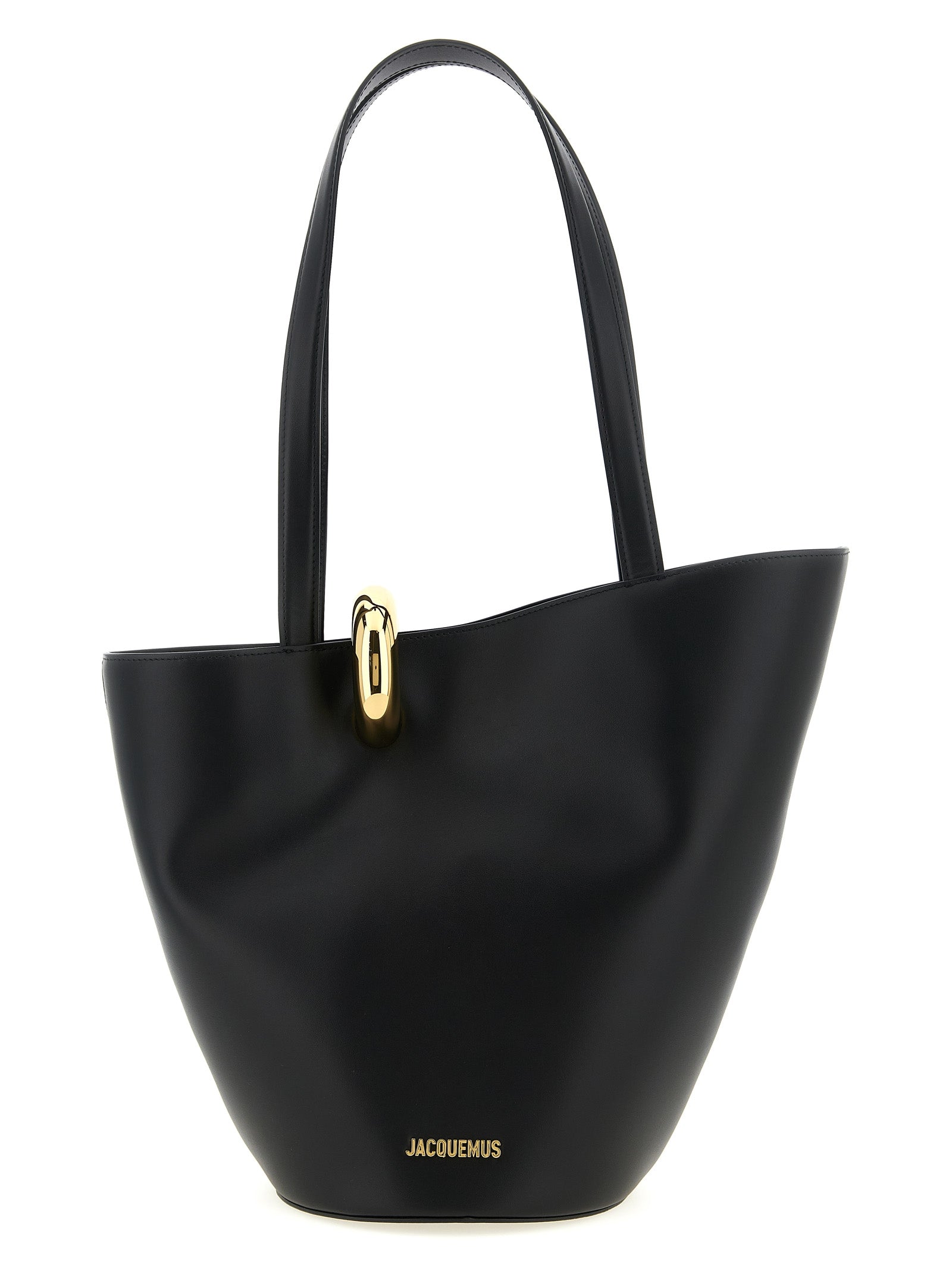 Jacquemus Black Cowhide Shoulder Bag Jacquemus Xosier