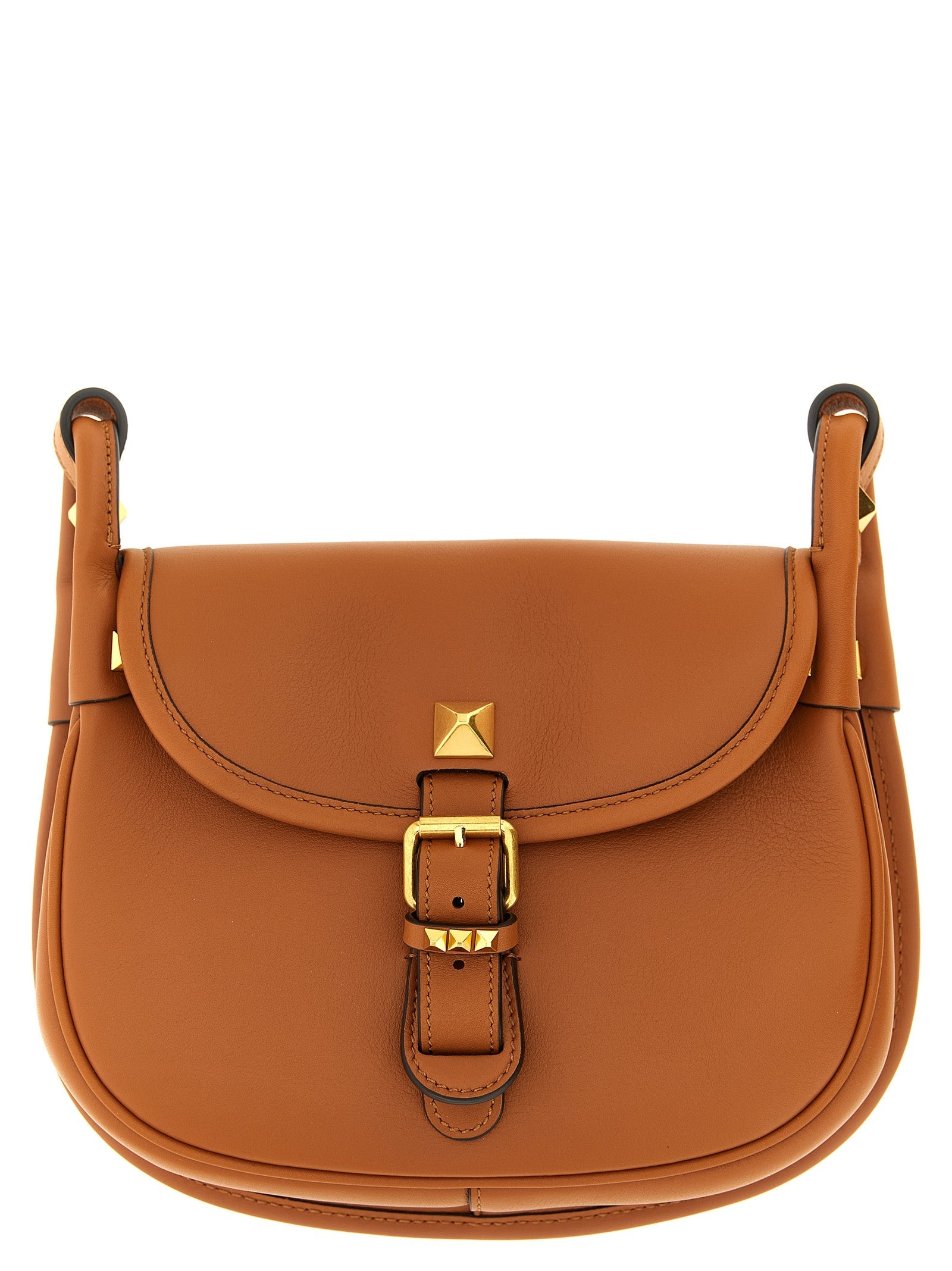 Valentino Garavani Brown Calfskin Shoulder Bag Valentino Garavani Xosier