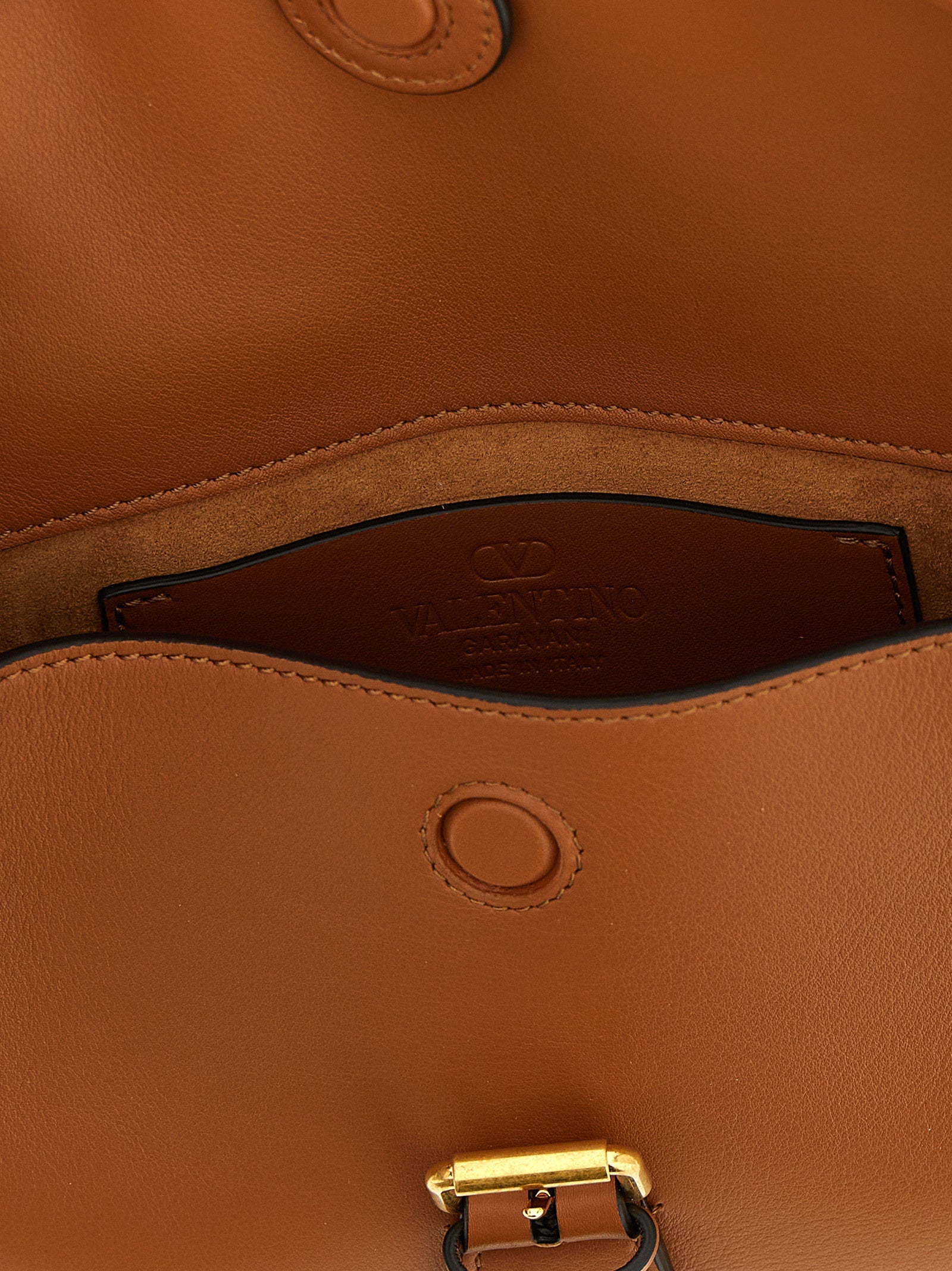 Valentino Garavani Brown Calfskin Shoulder Bag Valentino Garavani Xosier