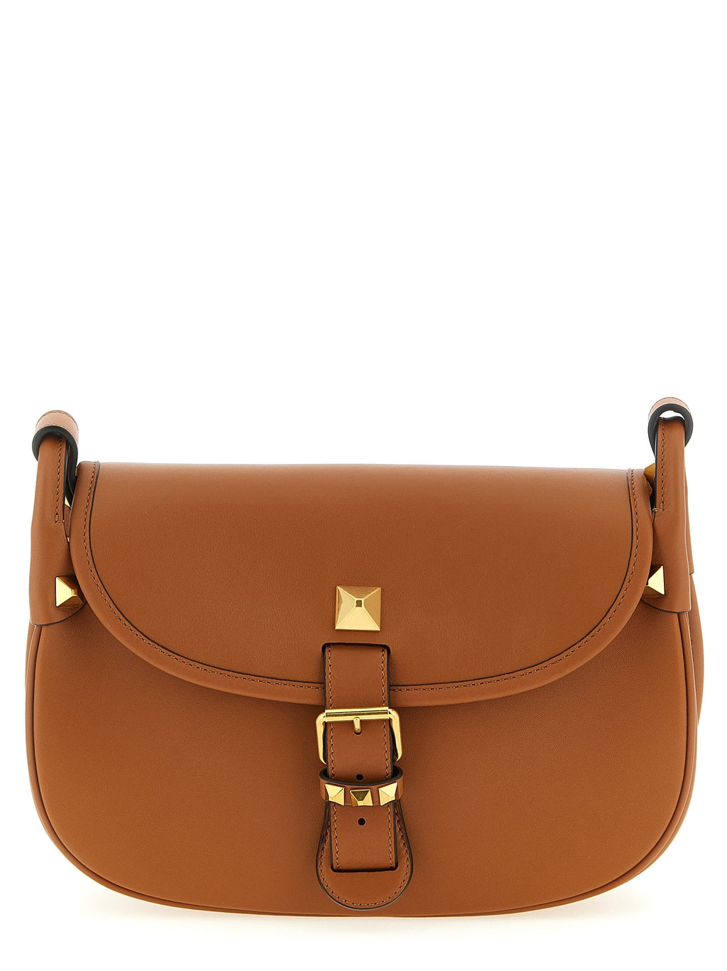 Valentino Garavani Brown Calfskin Shoulder Bag Valentino Garavani Xosier