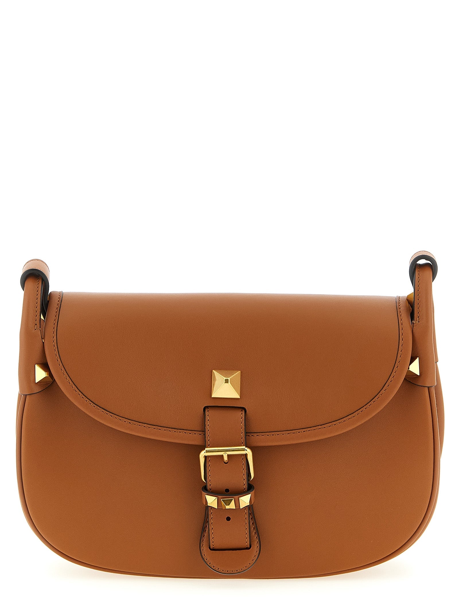 Valentino Garavani Brown Calfskin Shoulder Bag Valentino Garavani Xosier