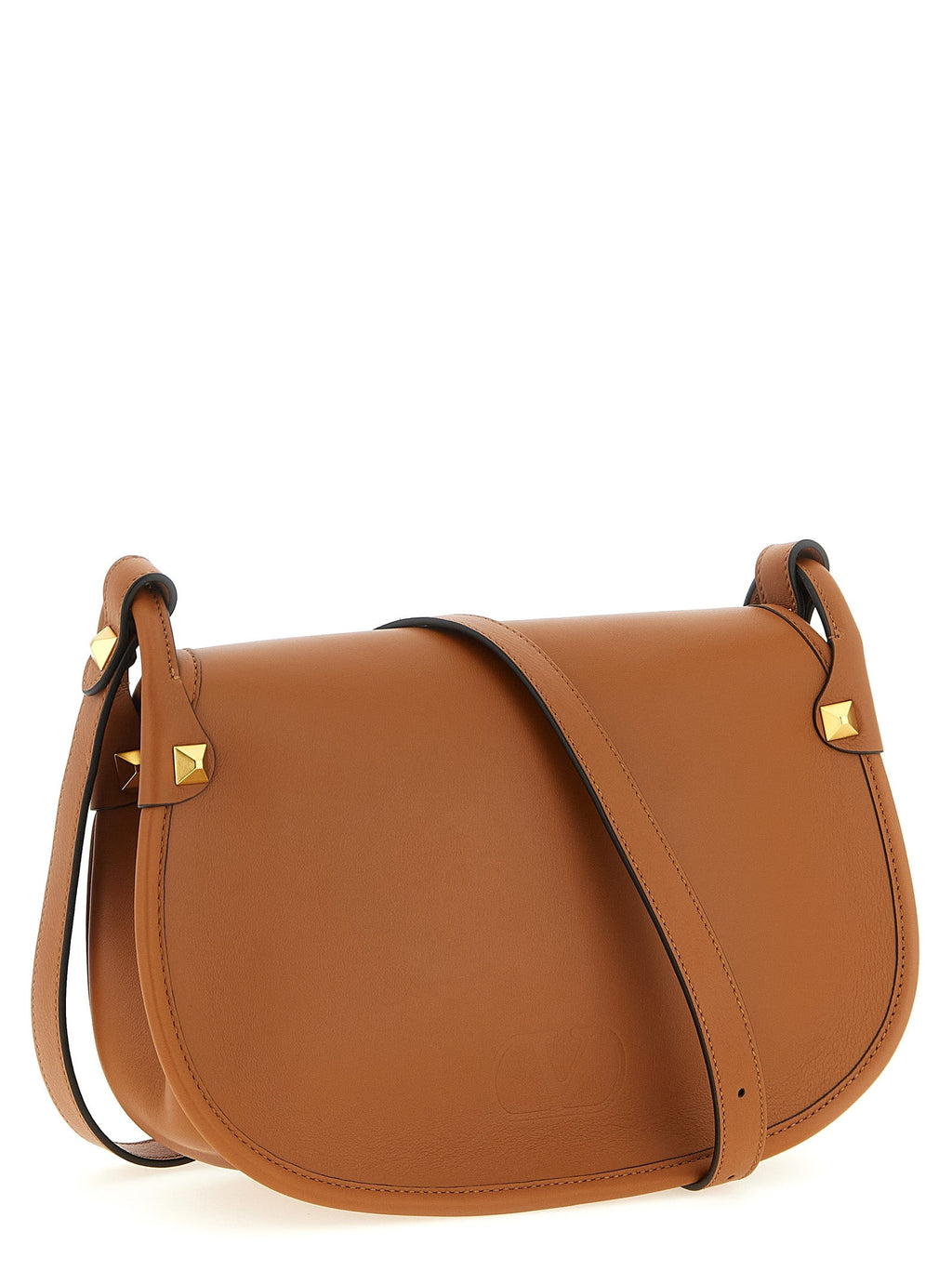 Valentino Garavani Brown Calfskin Shoulder Bag Valentino Garavani Xosier