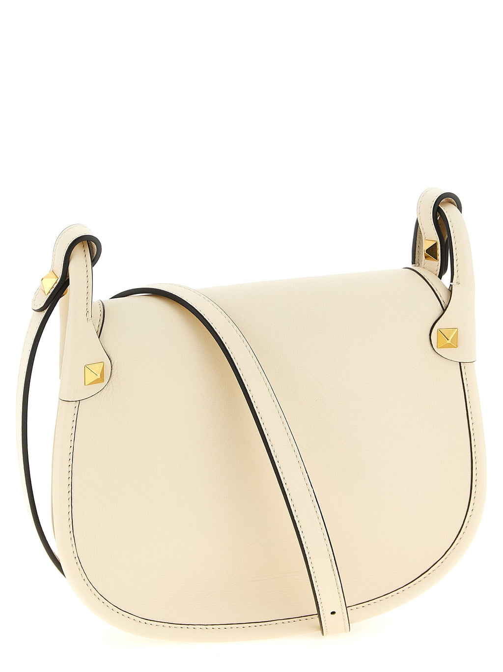 Valentino Garavani White Calfskin Shoulder Bag Valentino Garavani Xosier