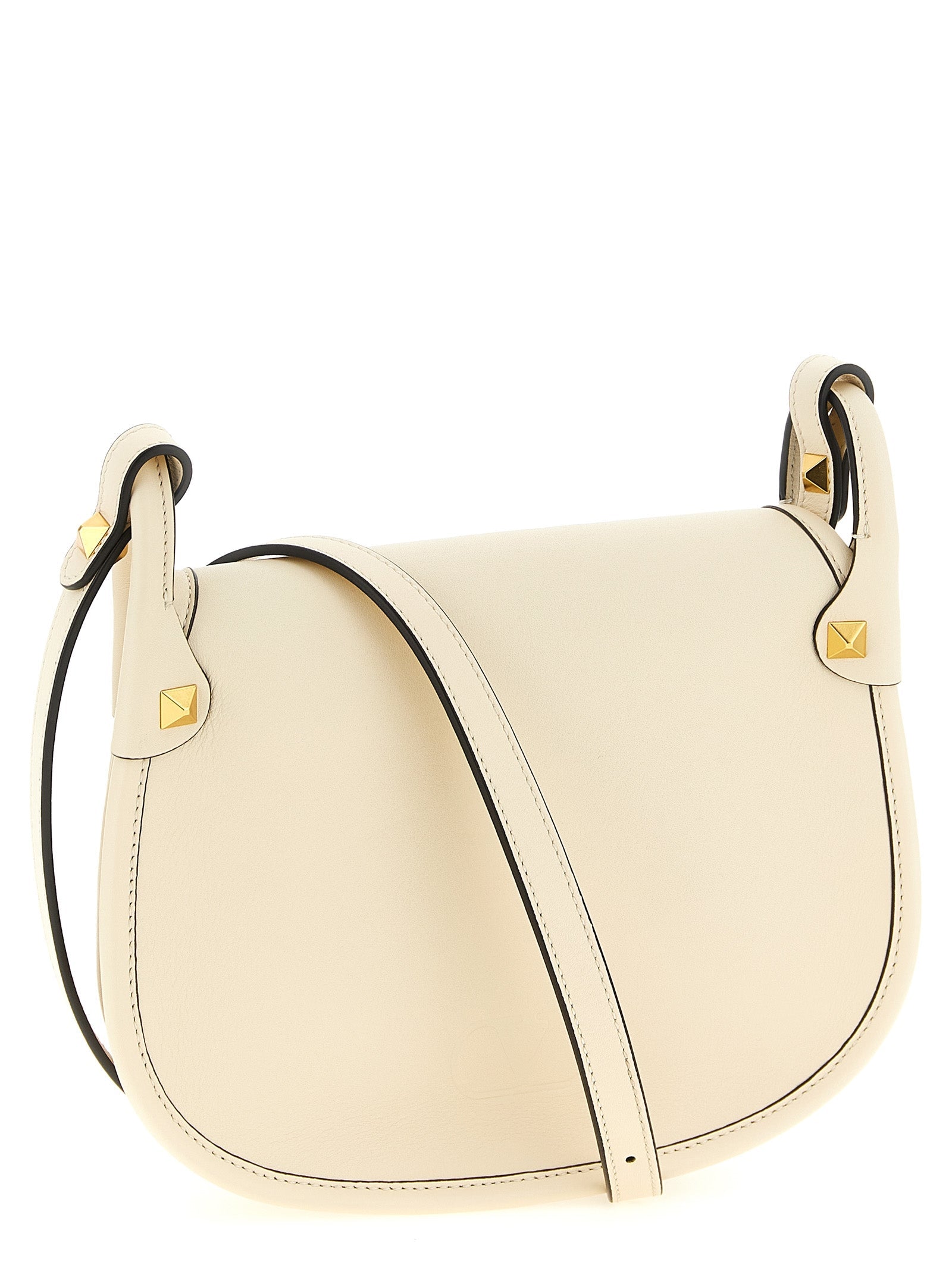 Valentino Garavani White Calfskin Shoulder Bag Valentino Garavani Xosier