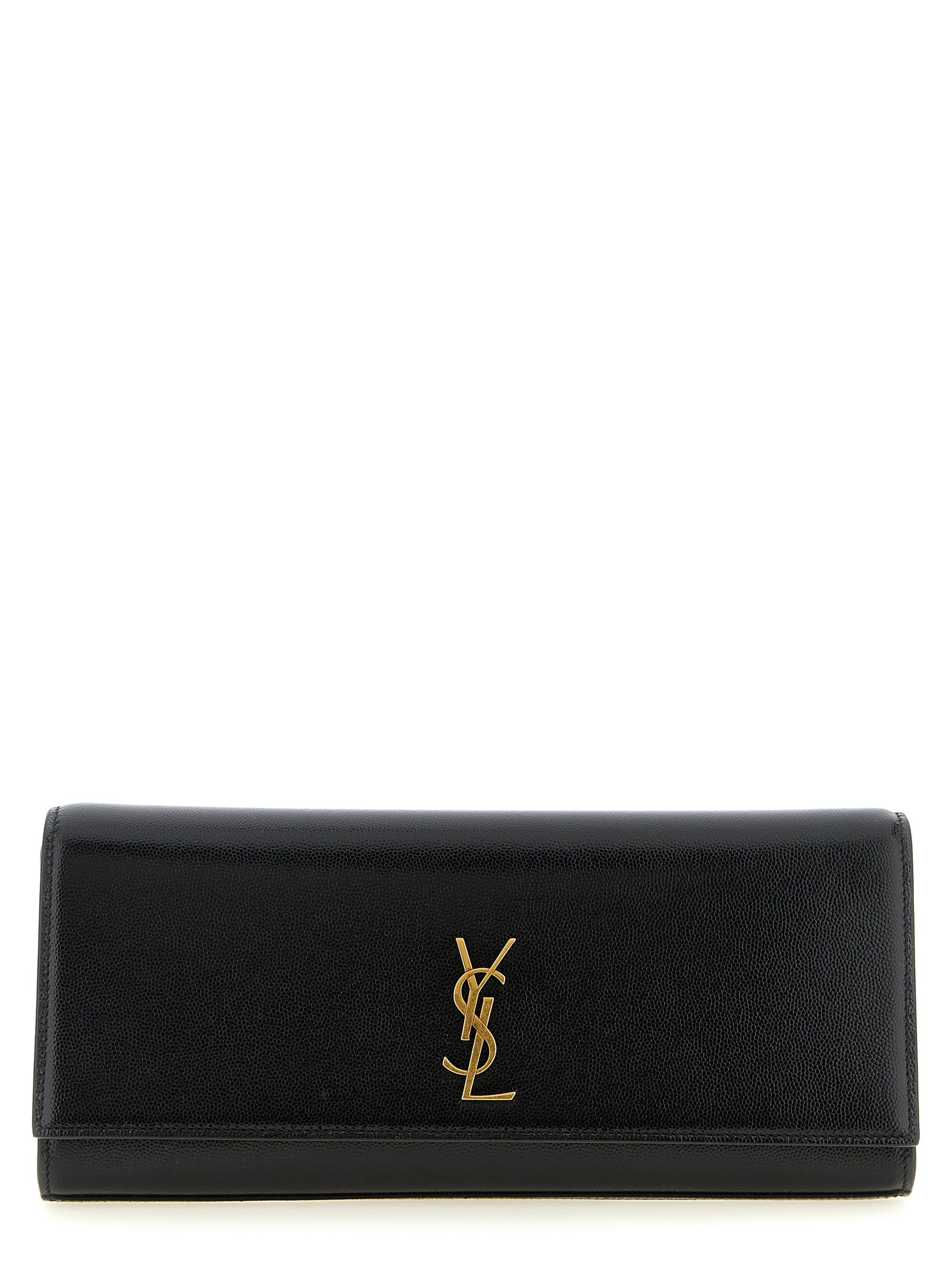 Black Calfskin Clutch Bag