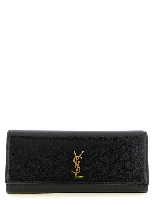 Black Calfskin Clutch Bag
