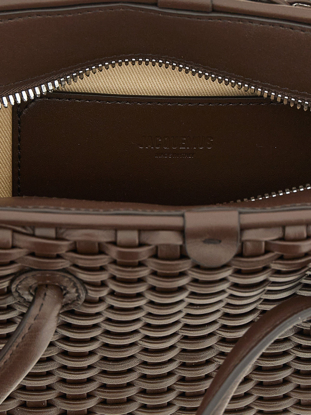 Jacquemus Brown Cotton Handbag Jacquemus Xosier