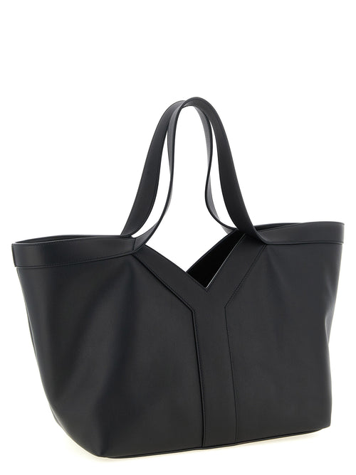 Black Calfskin Tote Bag
