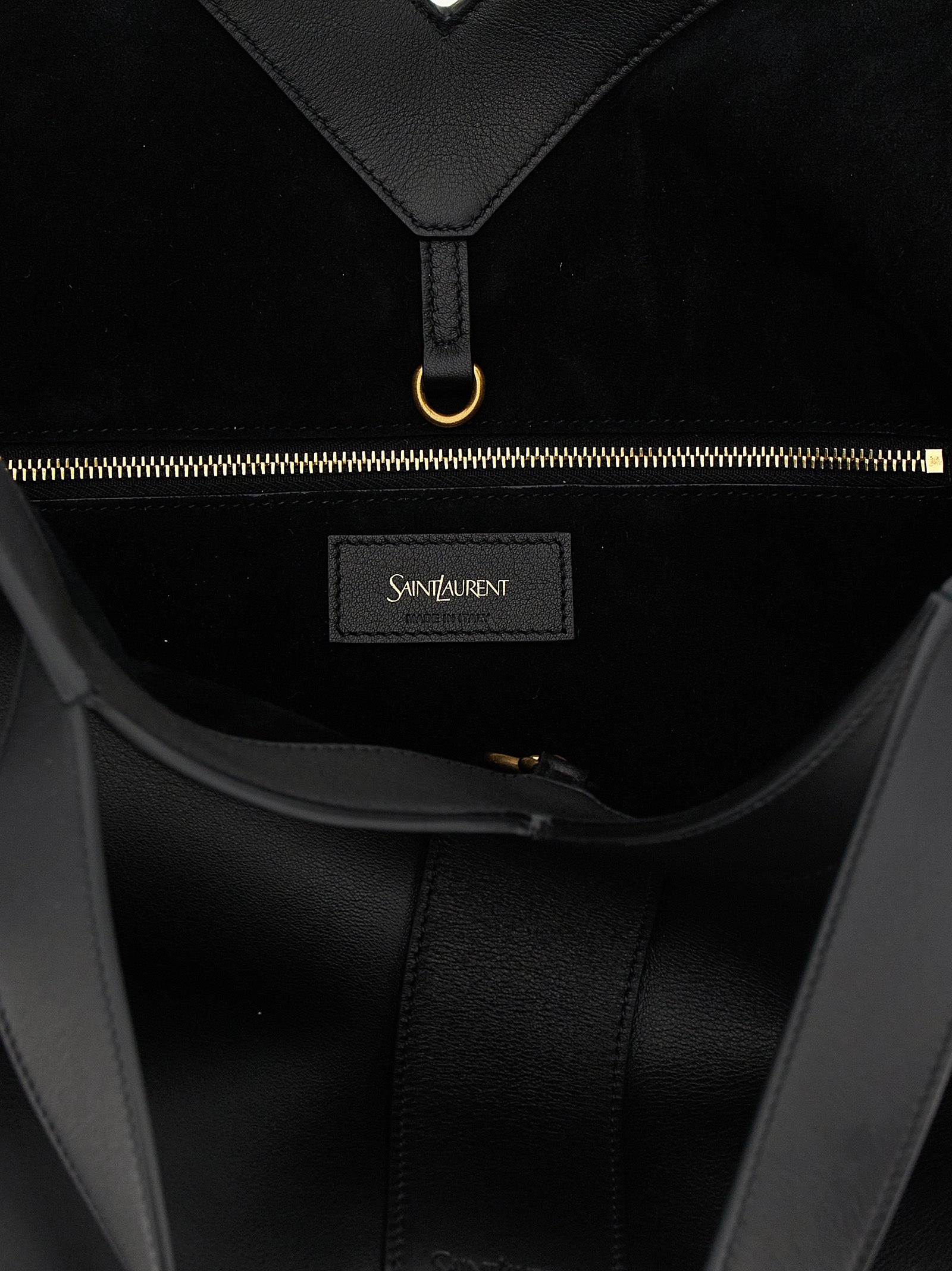 Black Calfskin Tote Bag