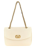 Valentino Garavani White Lamb Leather Shoulder Bag Valentino Garavani Xosier
