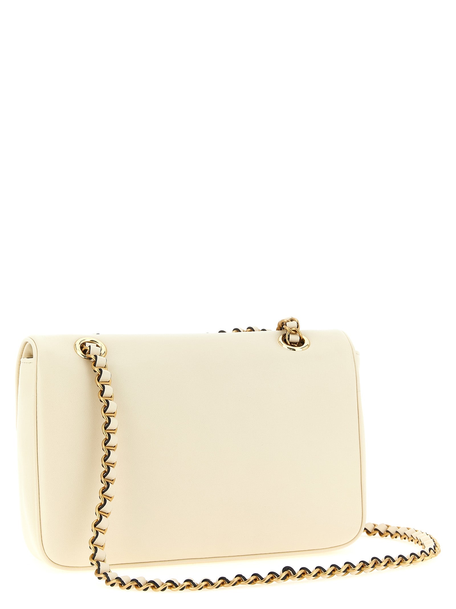 Valentino Garavani White Lamb Leather Shoulder Bag Valentino Garavani Xosier