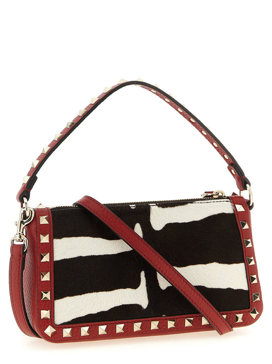 Valentino Garavani Multicolor Calfskin Shoulder Bag Valentino Garavani Xosier