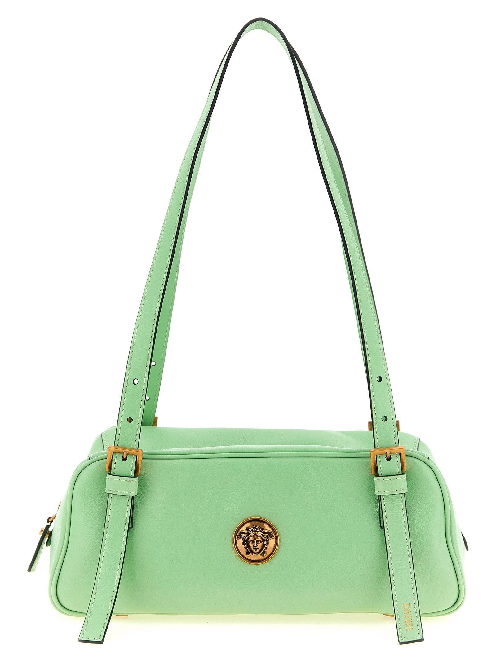 Versace Bicolor Lamb Leather Shoulder Bag Versace Xosier