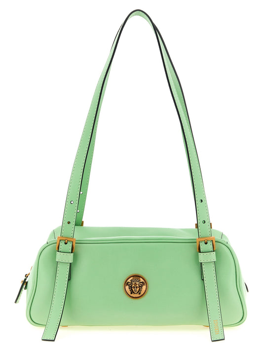 Versace Bicolor Lamb Leather Shoulder Bag Versace Xosier