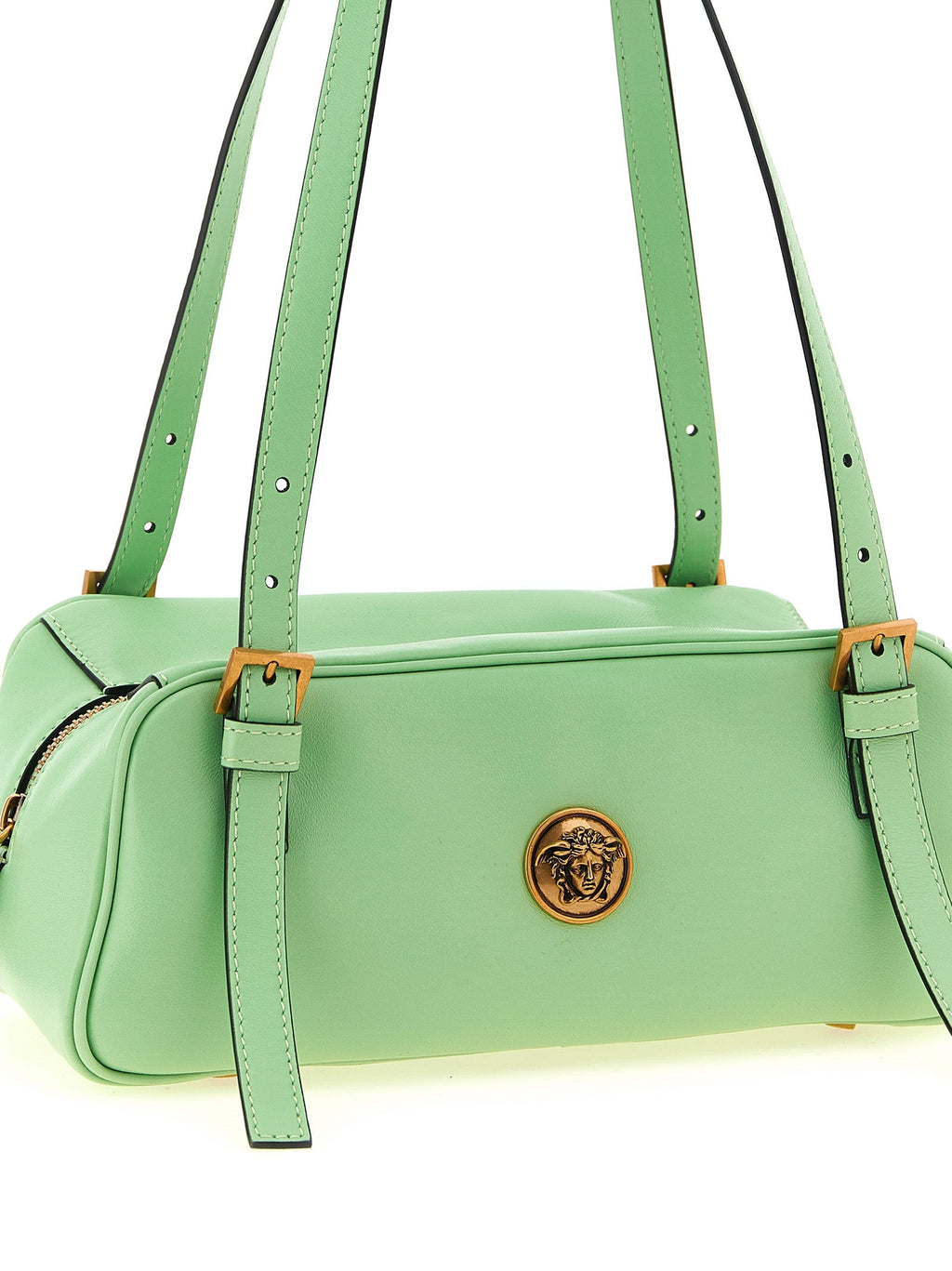 Versace Bicolor Lamb Leather Shoulder Bag Versace Xosier