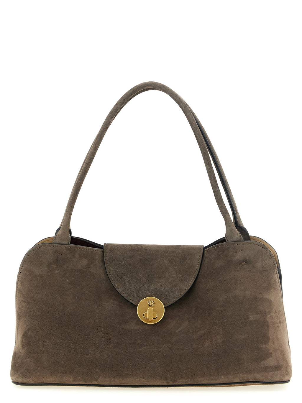 Versace Brown Calfskin Shoulder Bag Versace Xosier
