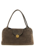 Versace Brown Calfskin Shoulder Bag Versace Xosier
