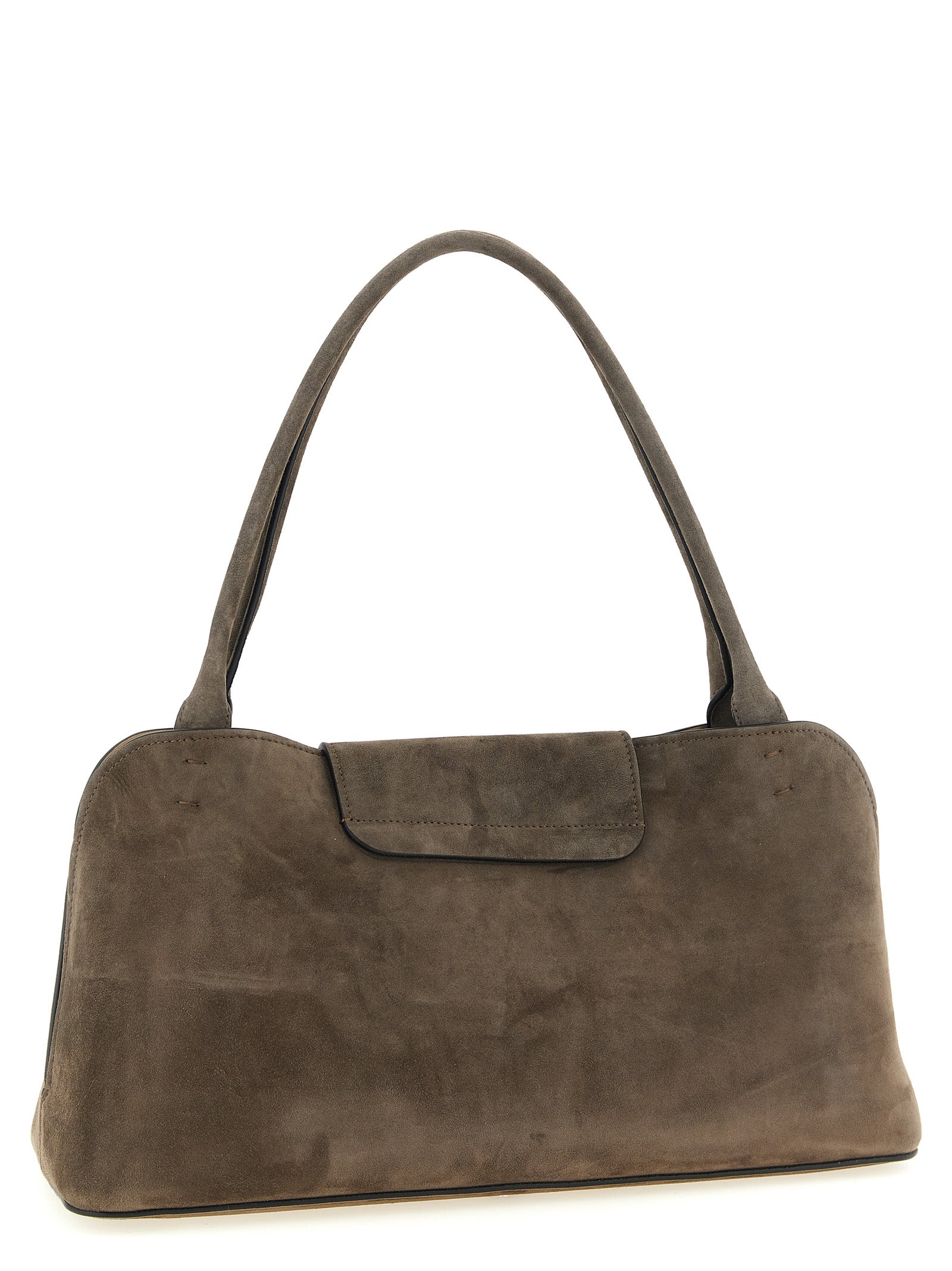Versace Brown Calfskin Shoulder Bag Versace Xosier