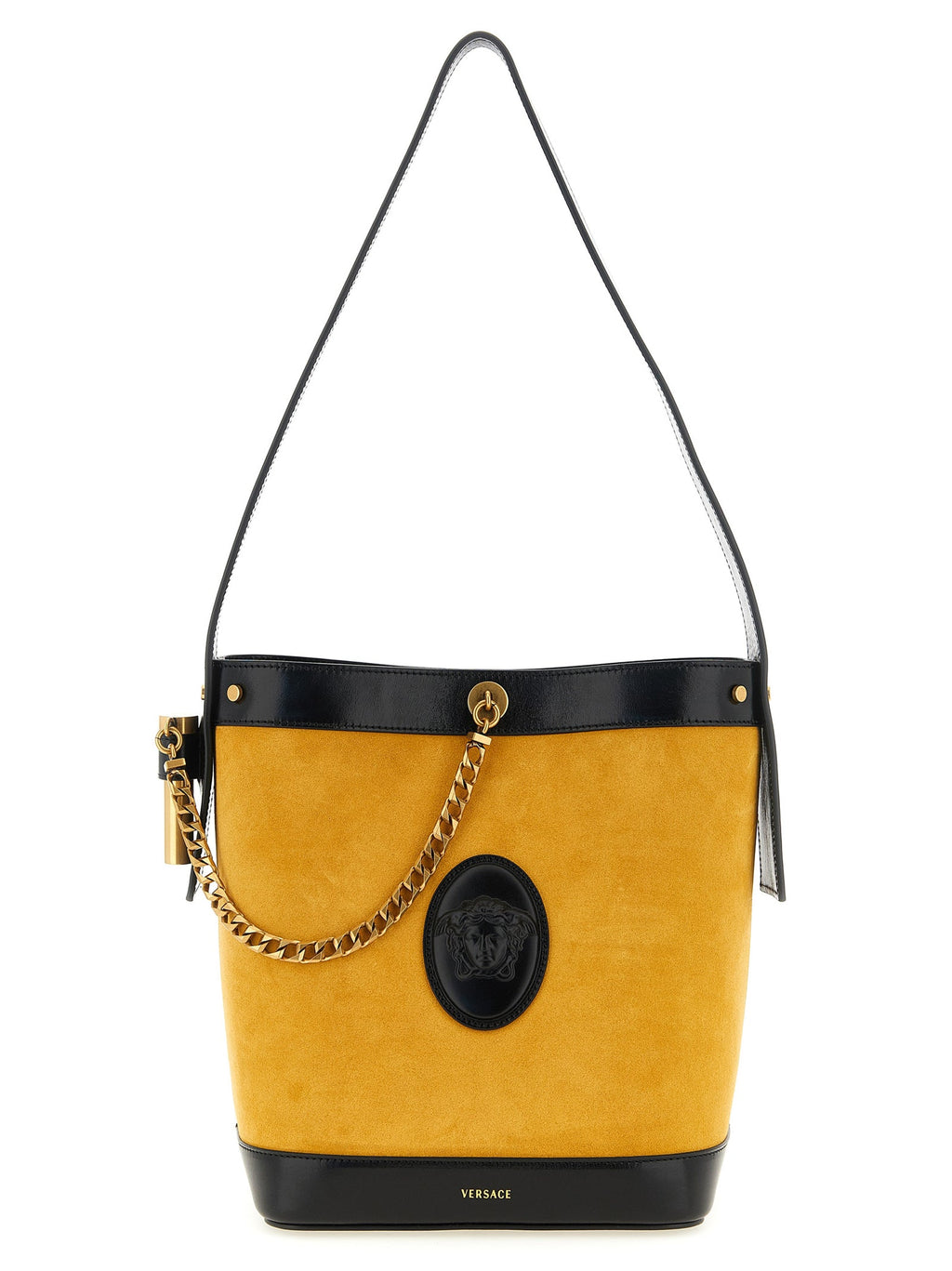Versace Bicolor Calfskin Shoulder Bag Versace Xosier