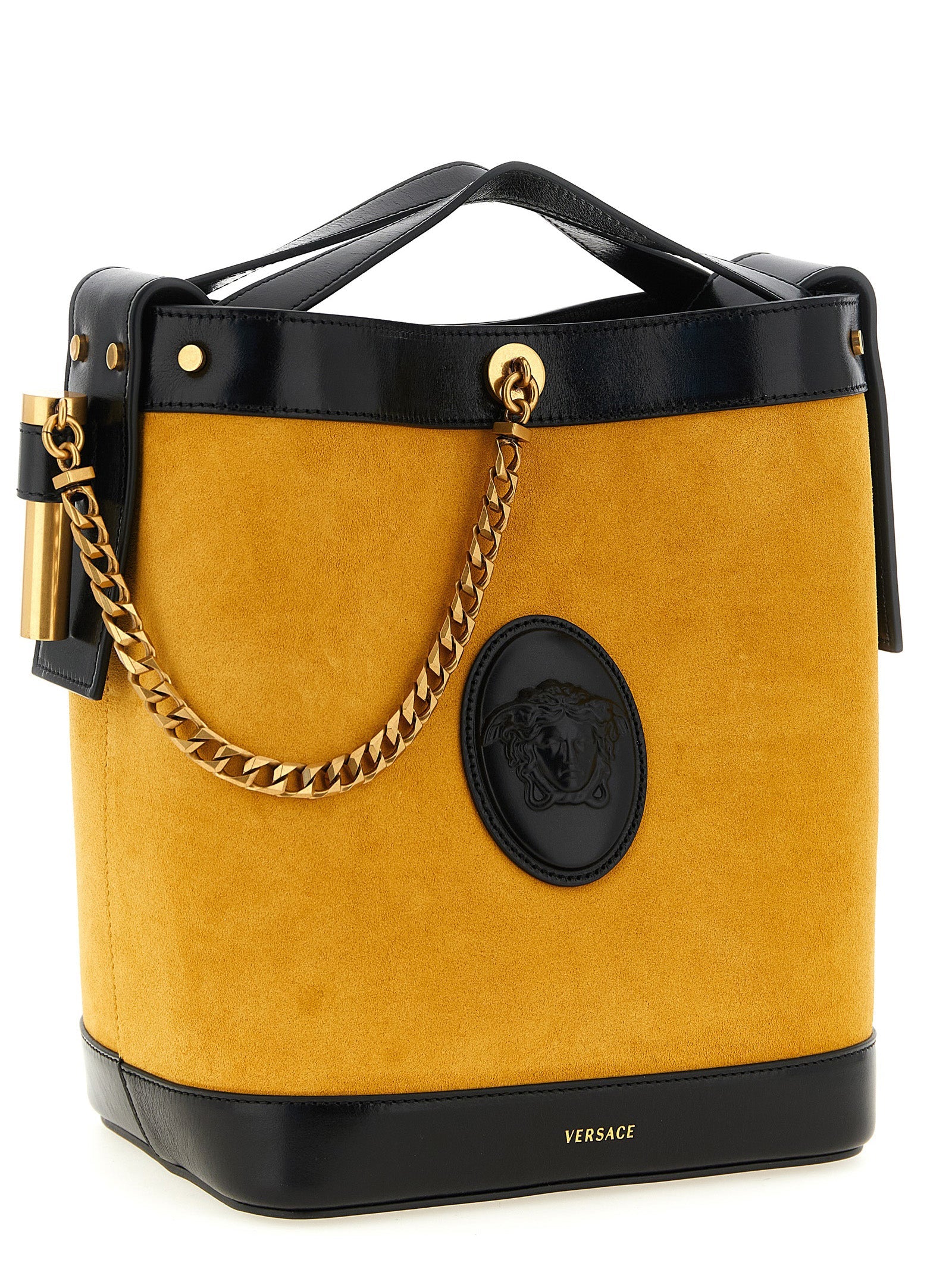 Versace Bicolor Calfskin Shoulder Bag Versace Xosier
