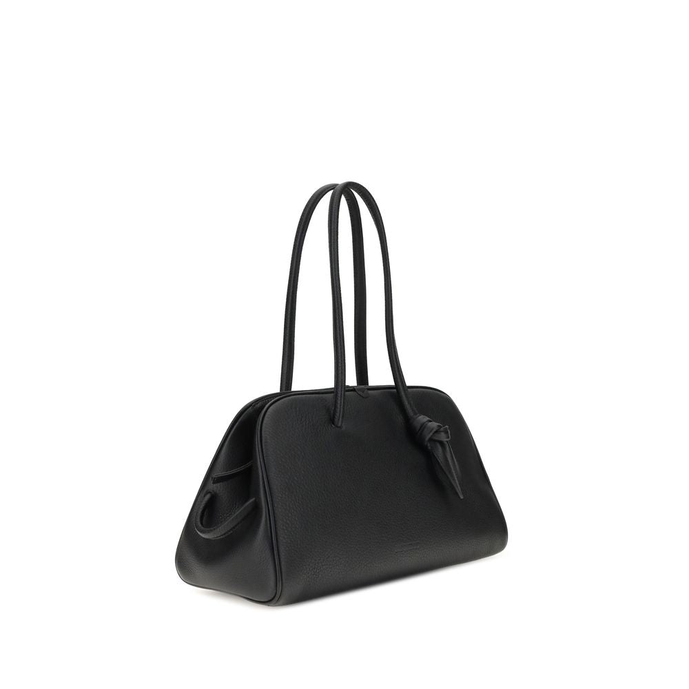 Jacquemus Black Calf Leather Bos Taurus Handbag Jacquemus Xosier