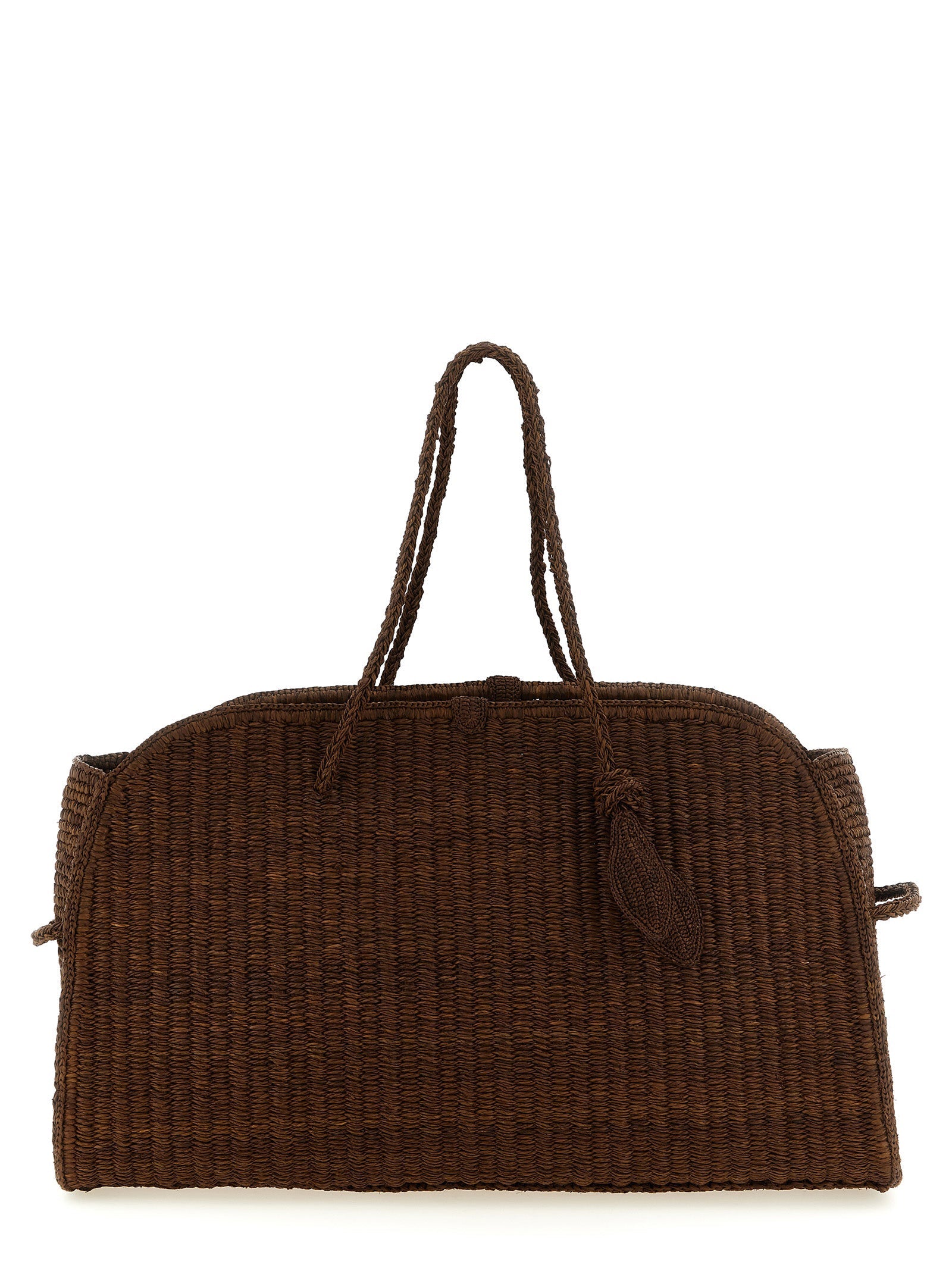 Jacquemus Brown Raffia Tote Bag Jacquemus Xosier