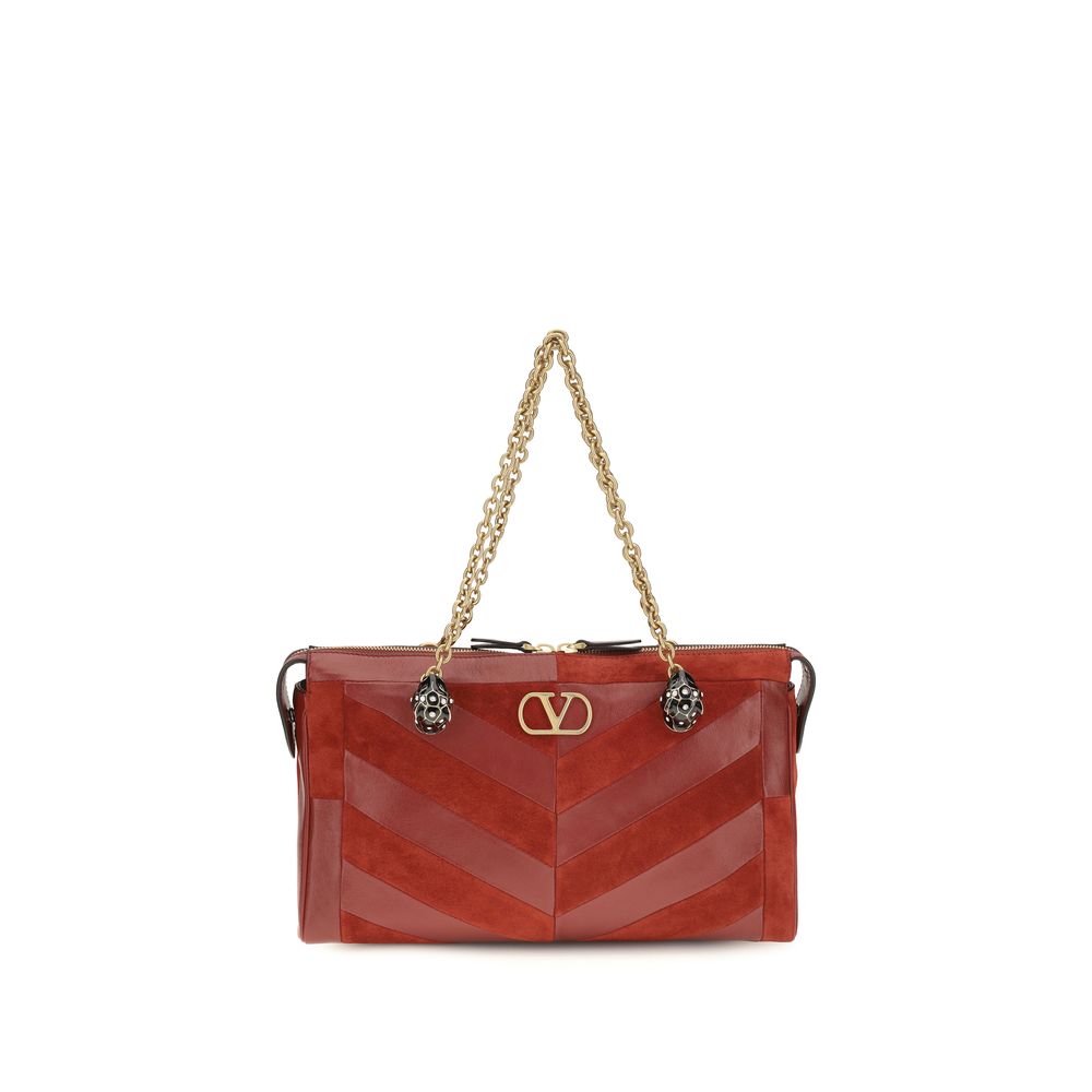 Valentino Garavani Multicolor Calf Leather Bos Taurus Shoulder Bag Valentino Garavani Xosier