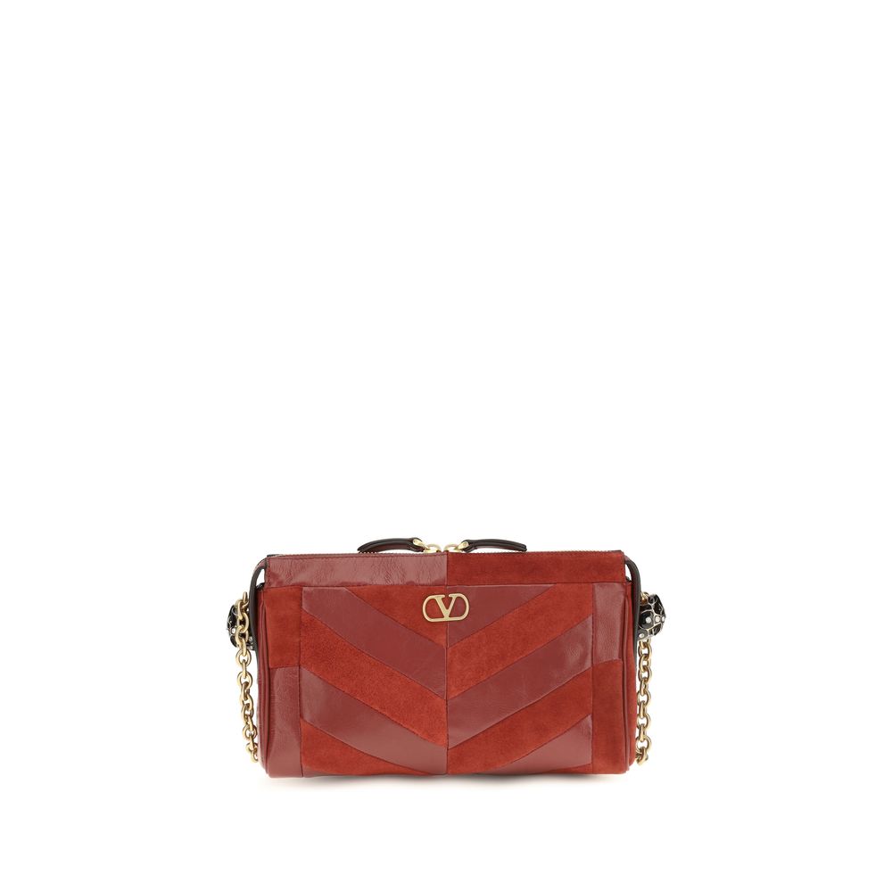 Valentino Garavani Multicolor Calf Leather Bos Taurus Shoulder Bag Valentino Garavani Xosier