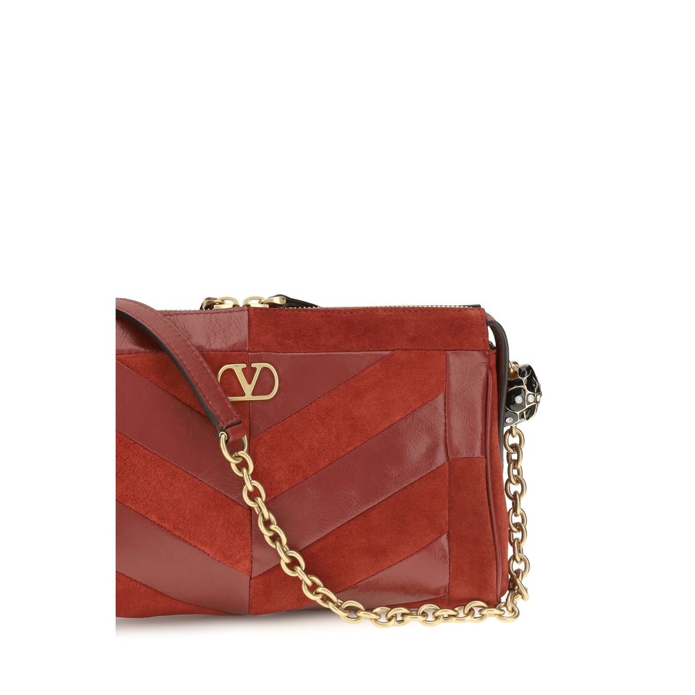 Valentino Garavani Multicolor Calf Leather Bos Taurus Shoulder Bag Valentino Garavani Xosier