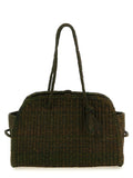 Jacquemus Bicolor Raffia Tote Bag Jacquemus Xosier