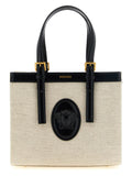 Versace Beige Linen Tote Bag Versace Xosier