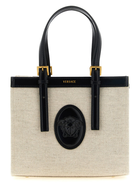 Versace Beige Linen Tote Bag Versace Xosier