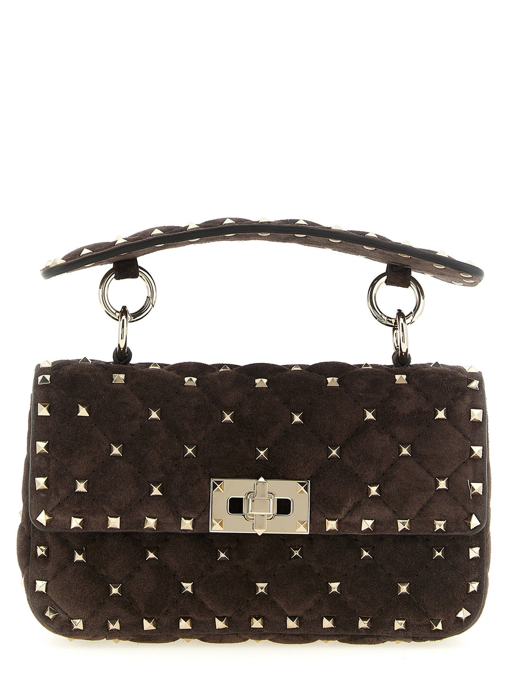 Valentino Garavani Brown Calfskin Shoulder Bag Valentino Garavani Xosier