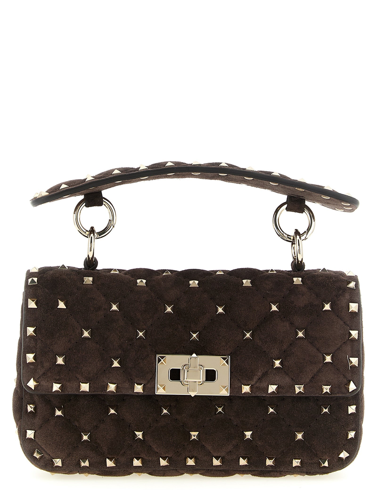Valentino Garavani Brown Calfskin Shoulder Bag Valentino Garavani Xosier