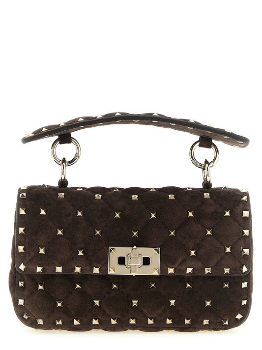 Valentino Garavani Brown Calfskin Shoulder Bag Valentino Garavani Xosier