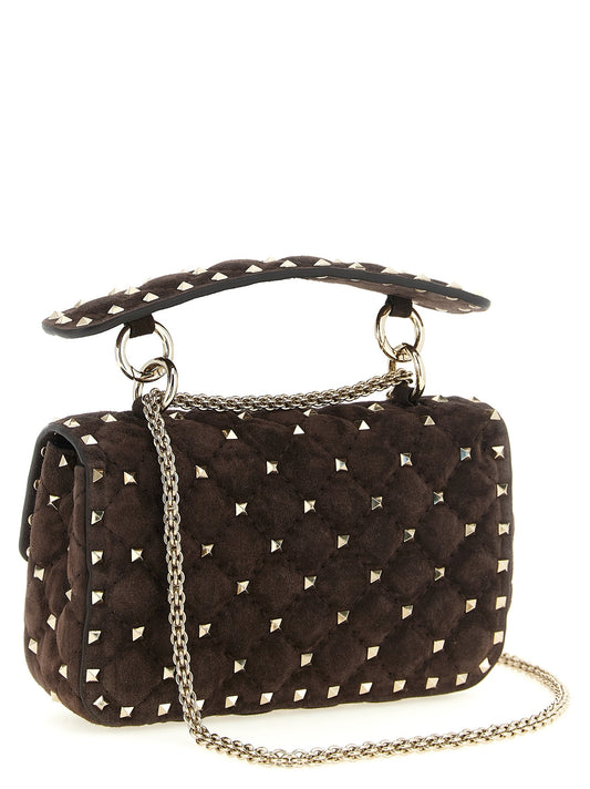 Valentino Garavani Brown Calfskin Shoulder Bag Valentino Garavani Xosier