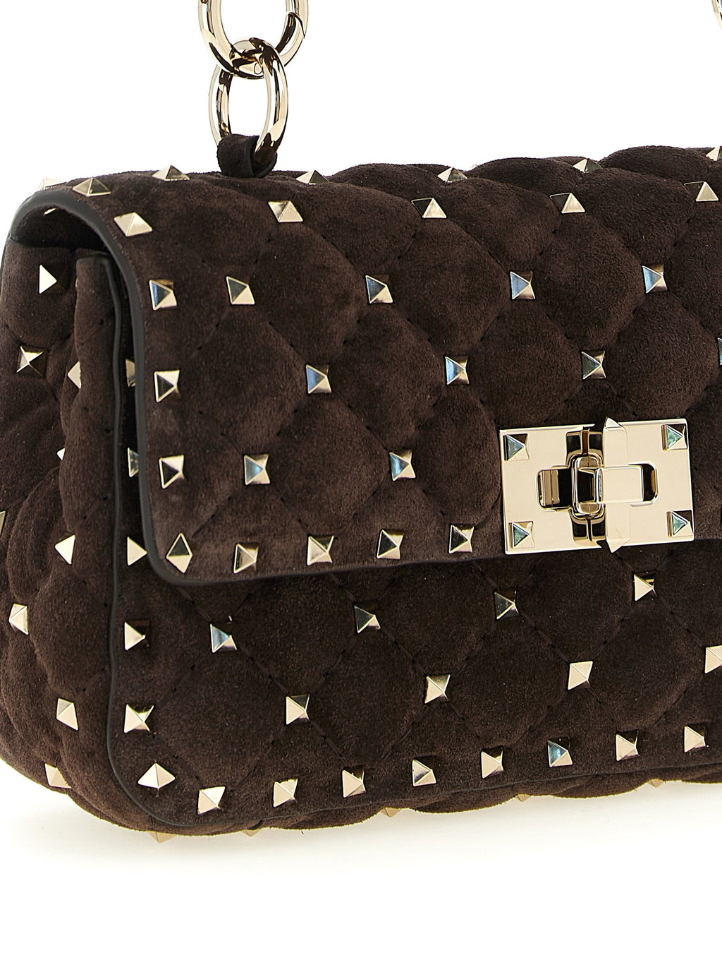 Valentino Garavani Brown Calfskin Shoulder Bag Valentino Garavani Xosier