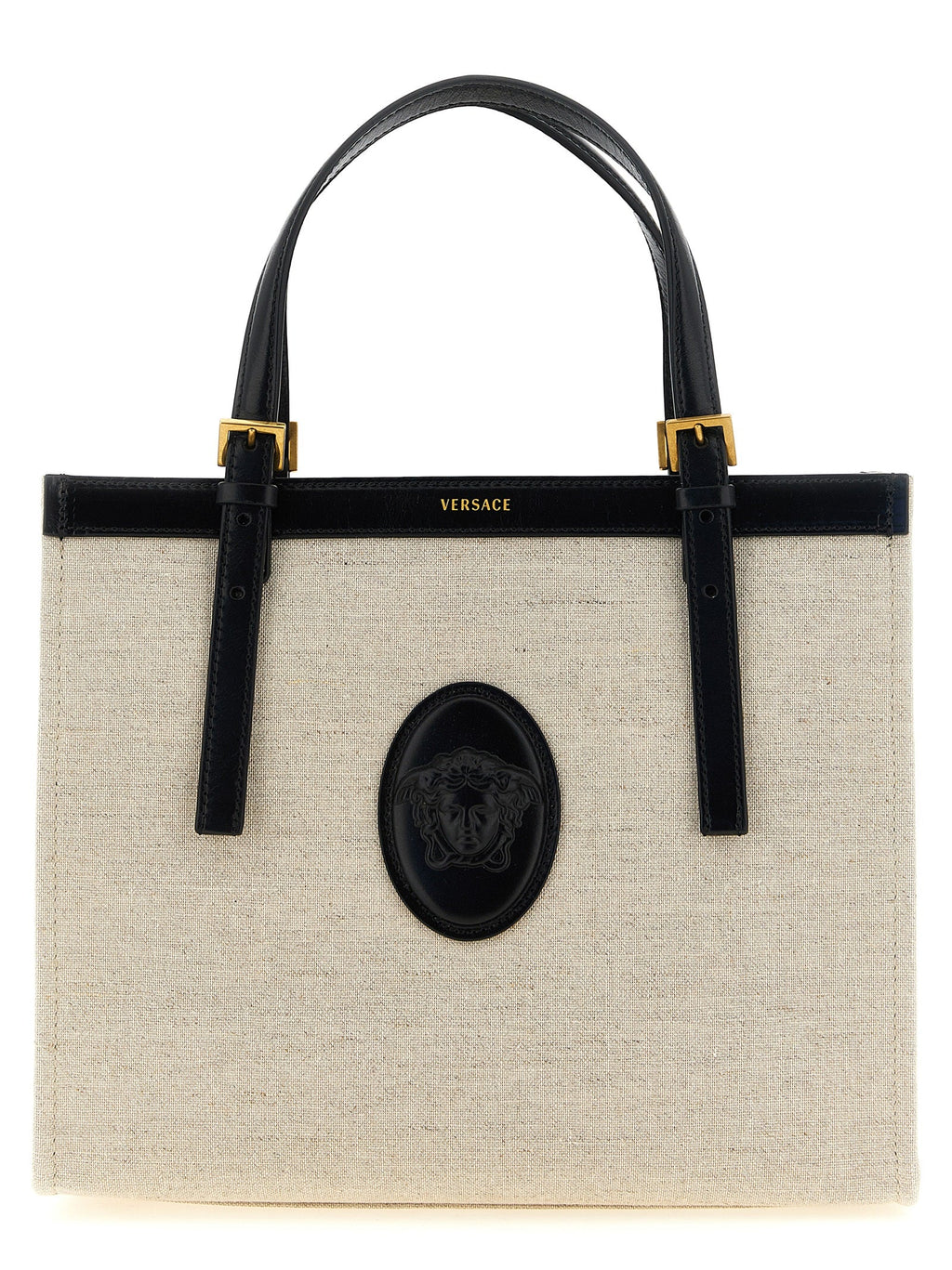 Versace Beige Leather Tote Bag Versace Xosier