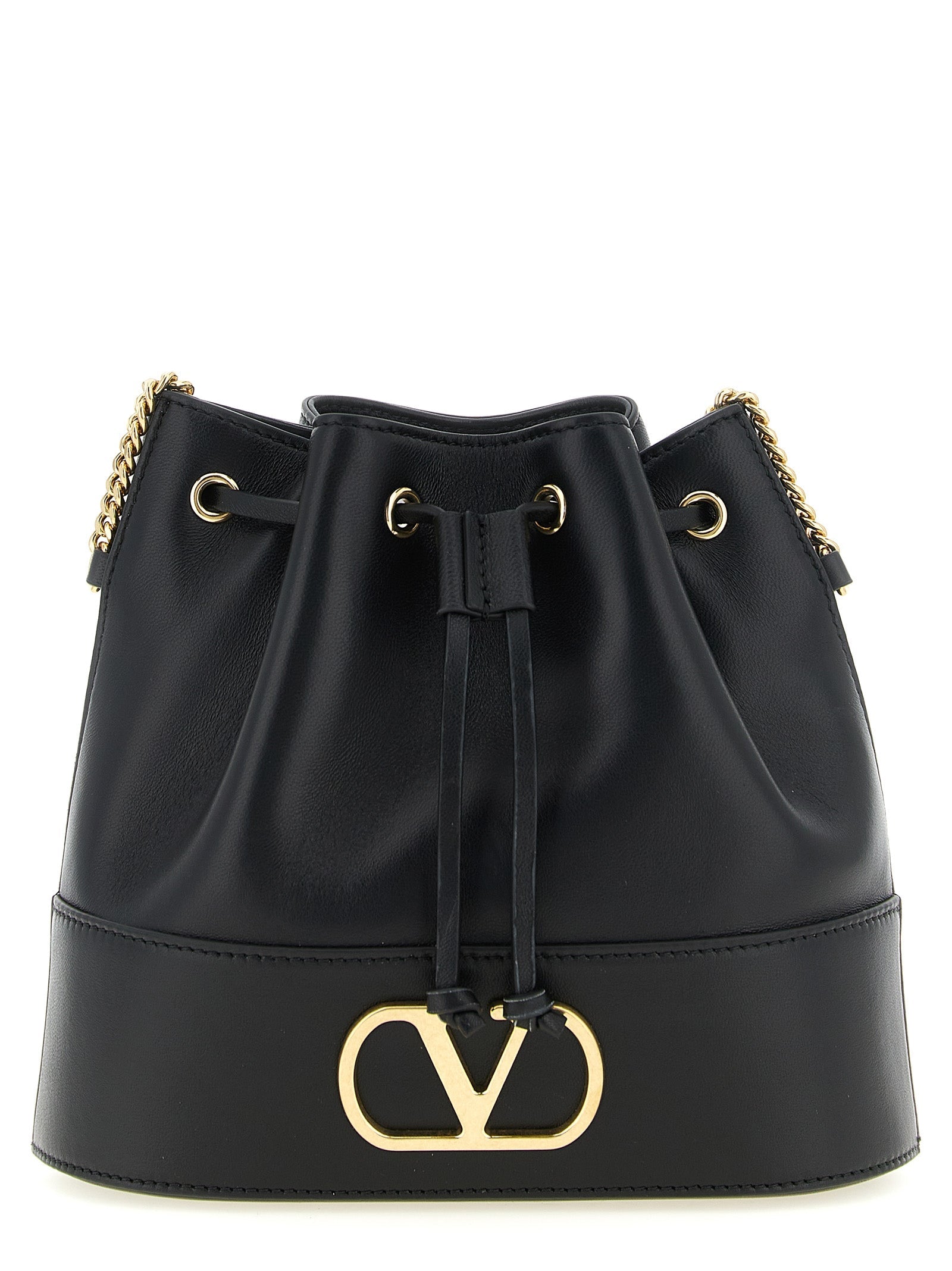Valentino Garavani Black Lamb Leather Crossbody Bag Valentino Garavani Xosier
