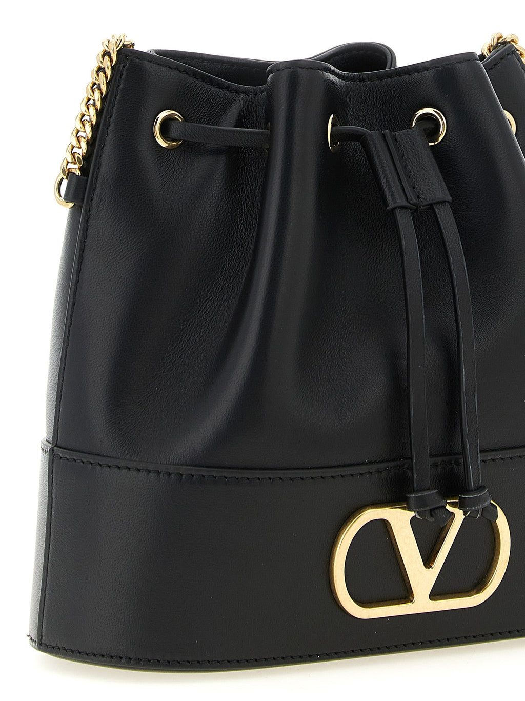 Valentino Garavani Black Lamb Leather Crossbody Bag Valentino Garavani Xosier