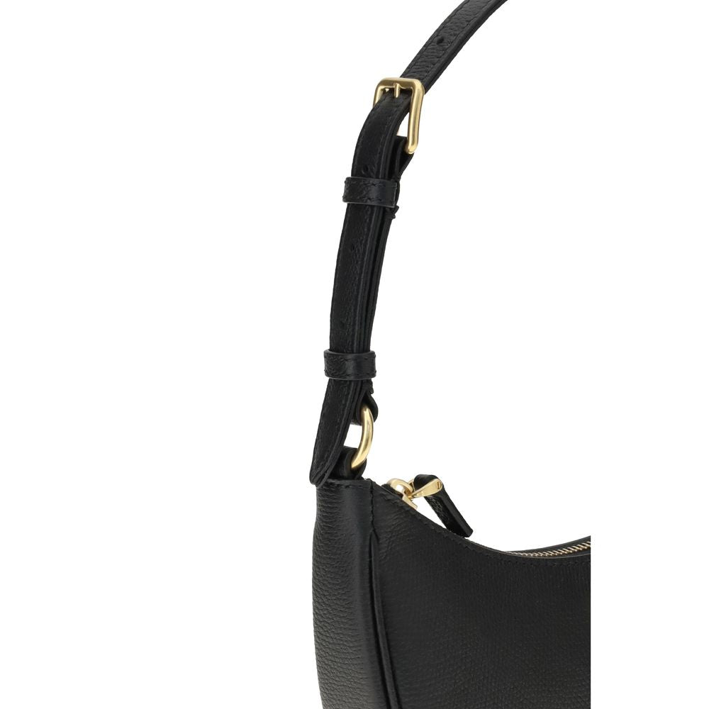 Valentino Garavani Black Calf Leather Bos Taurus Shoulder Bag Valentino Garavani Xosier