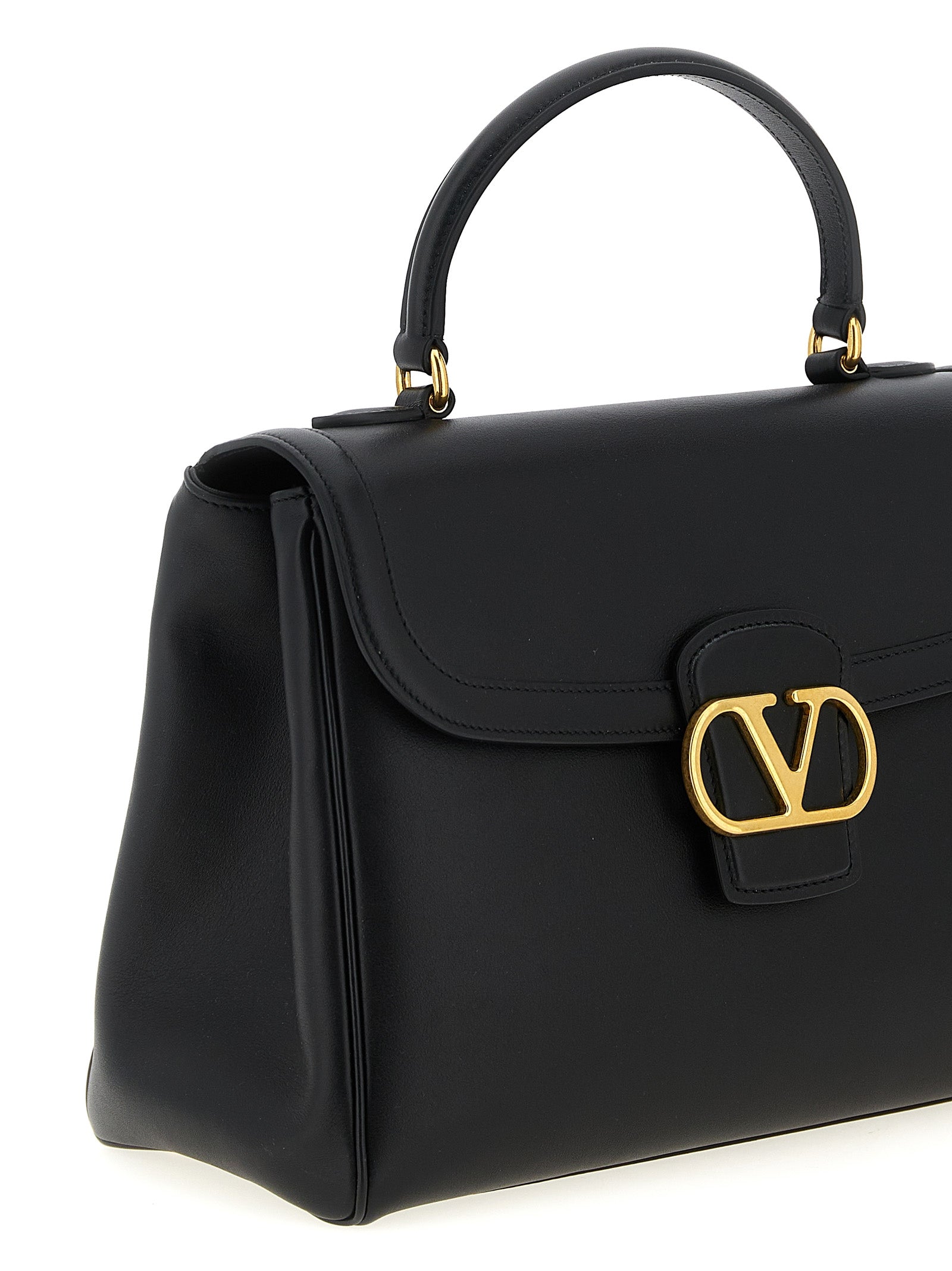 Valentino Garavani Black Calfskin Handbag Valentino Garavani Xosier
