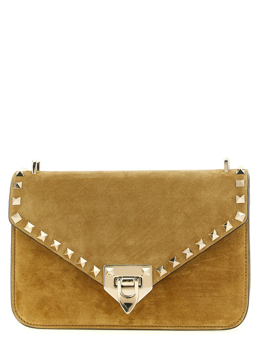 Valentino Garavani Beige Calfskin Crossbody Bag Valentino Garavani Xosier
