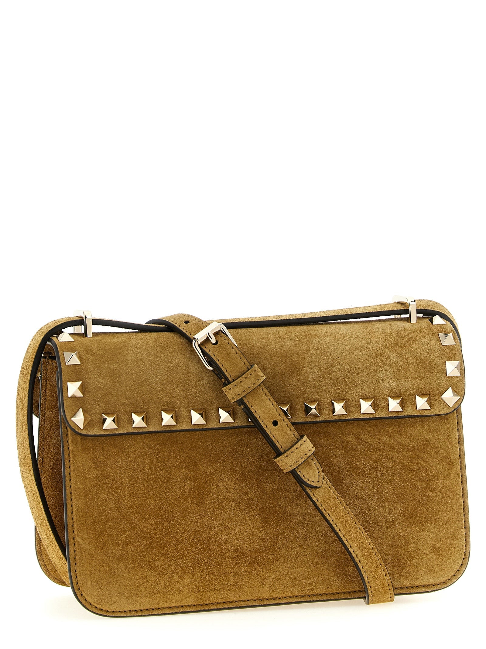 Valentino Garavani Beige Calfskin Crossbody Bag Valentino Garavani Xosier