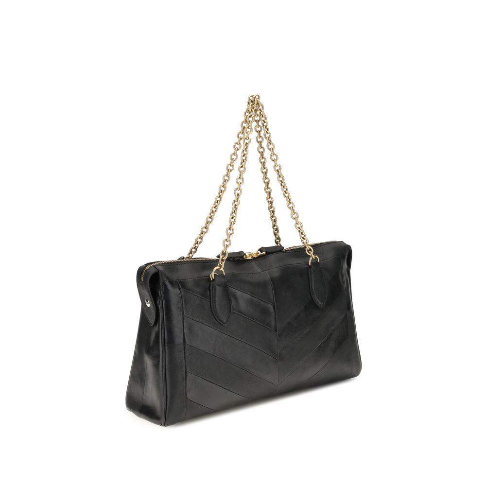 Valentino Garavani Black Lamb Ovis Aries Aries Shoulder Bag Valentino Garavani Xosier
