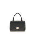 Tory Burch Black Calf Leather Bos Taurus Handbag