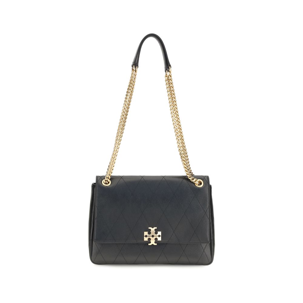 Tory Burch Black Calf Leather Bos Taurus Shoulder Bag Tory Burch Xosier