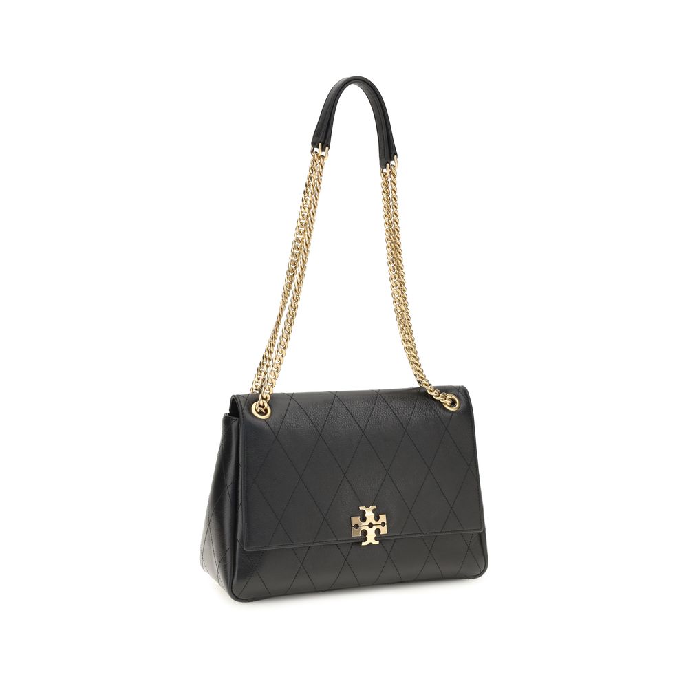 Tory Burch Black Calf Leather Bos Taurus Shoulder Bag Tory Burch Xosier